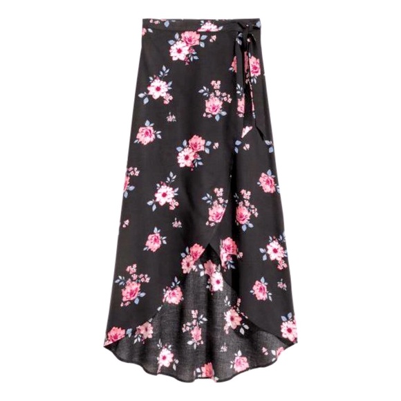 New H&M Floral Long Wrap Skirt - Picture 2 of 7